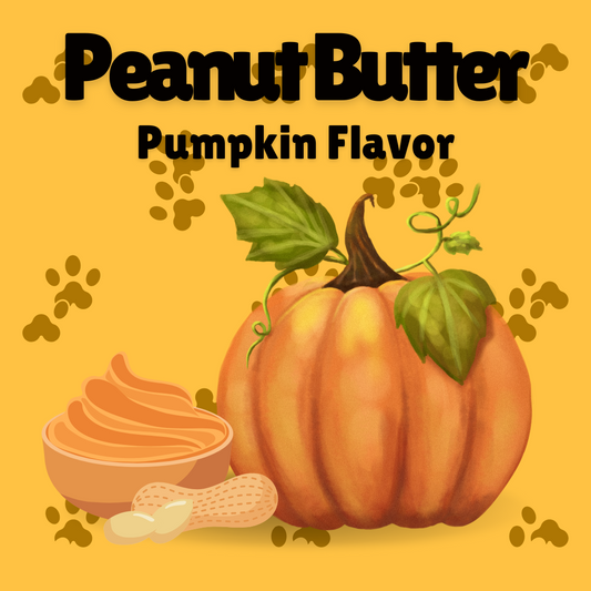 Peanut Butter Pumpkin Flavor - Dog Snack
